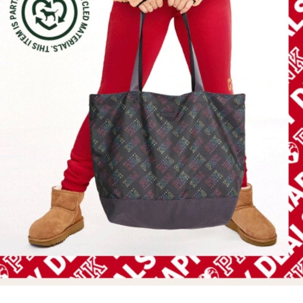 Pink Black Friday tote bag